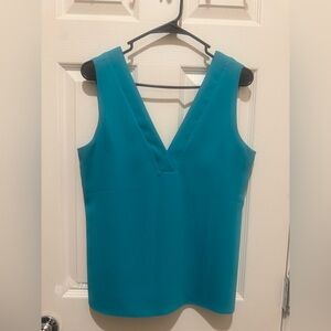 Cooper & Ella Women’s Small Teal V-Neck Sleeveless Tank Top Blouse
